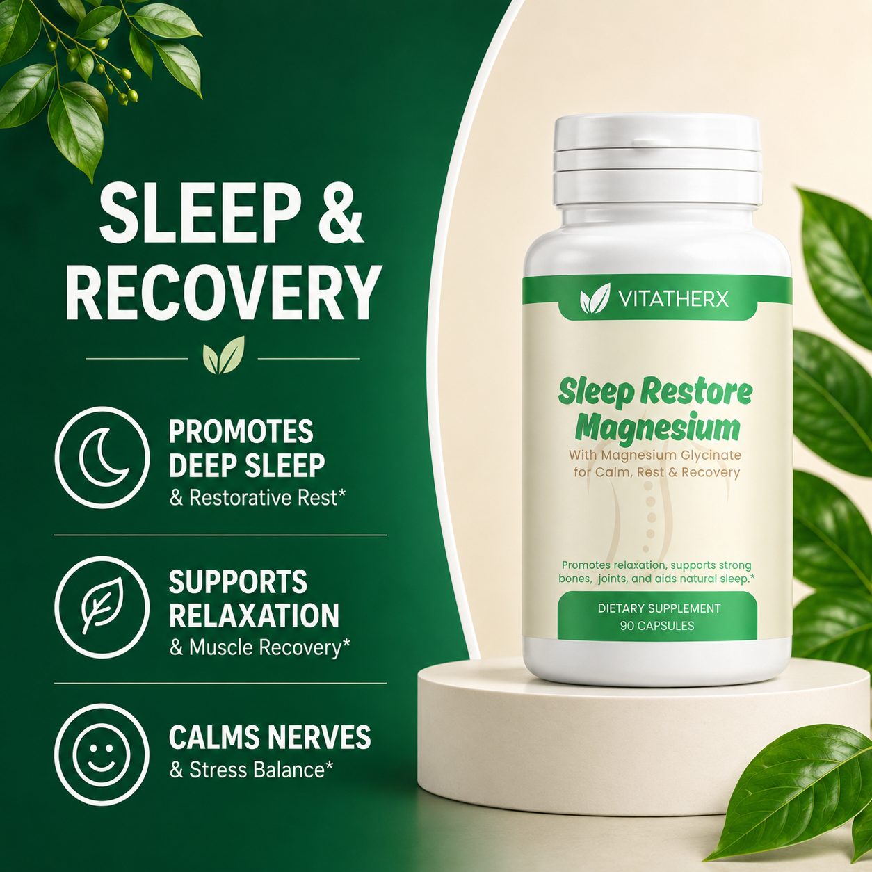 Magnesium Glycinate - Sleep Balance