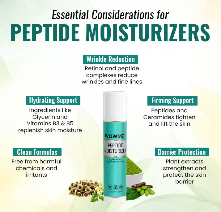 Essential Considerations For Peptide Moisturizers